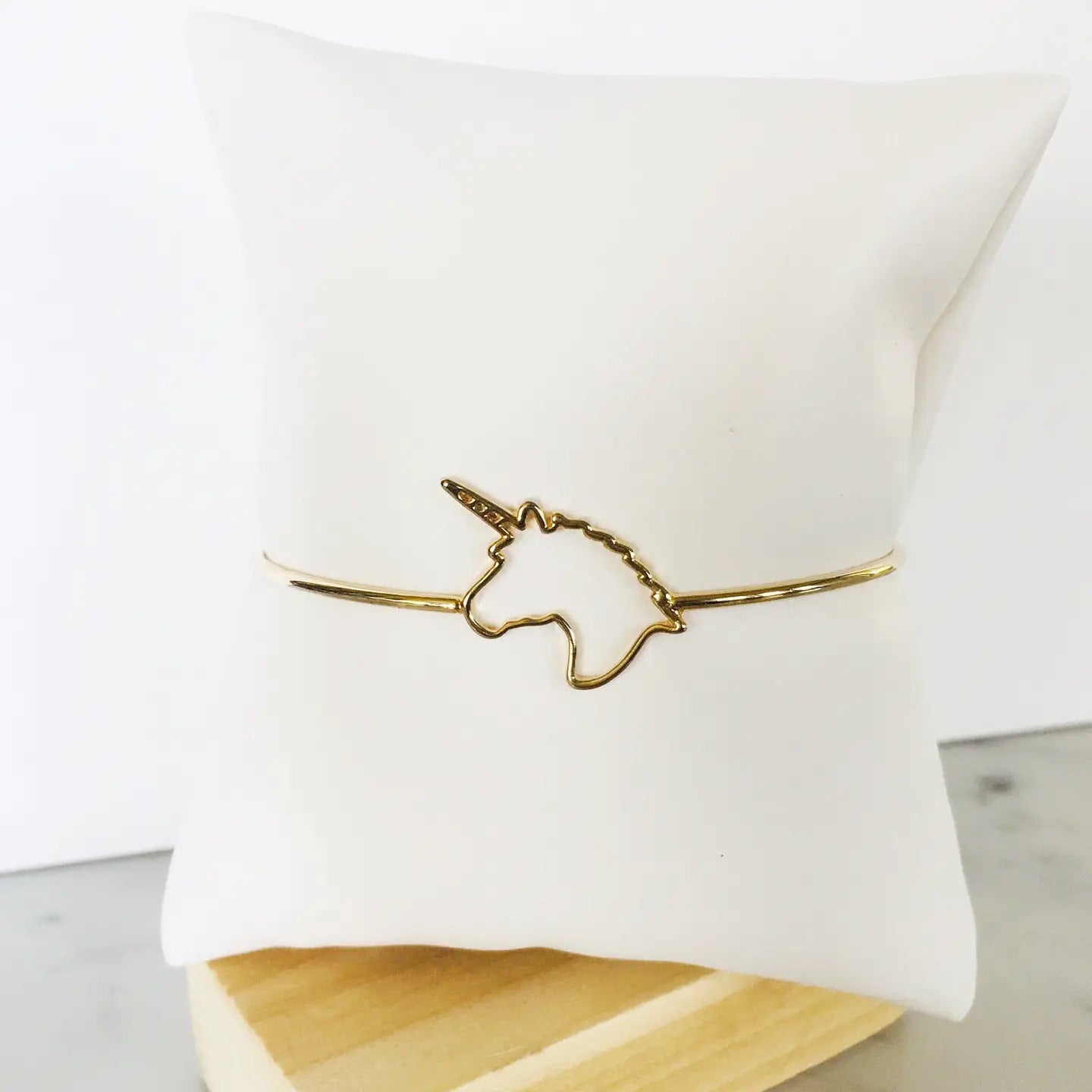 Unicorn Adjustable Gold Bracelet