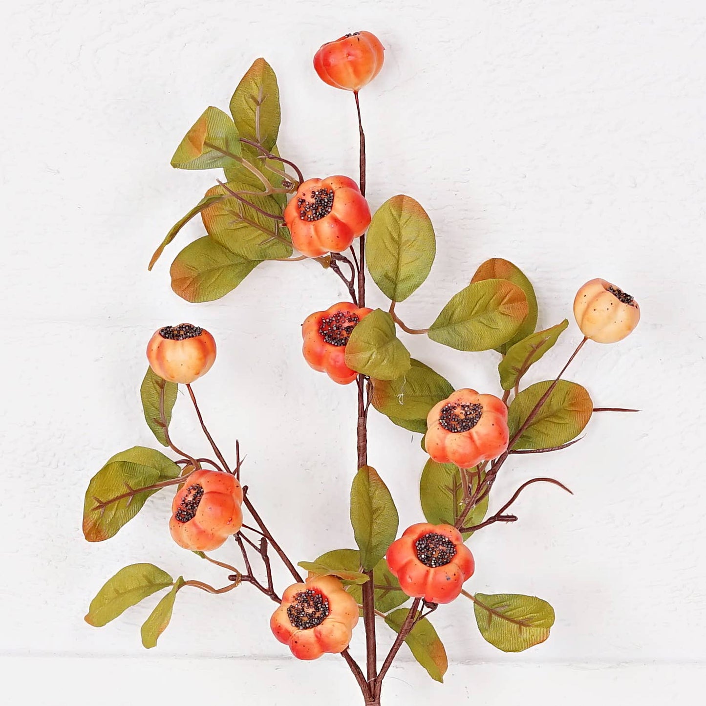 18" Mixed Polka Pods Pick with Leaves