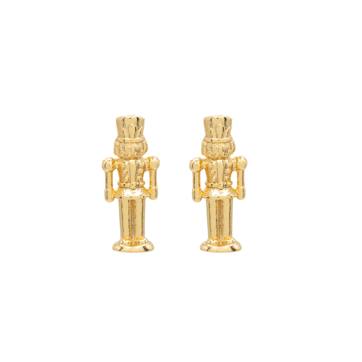 Nutcracker Soldier Stud Earring Hypoallergenic Christmas