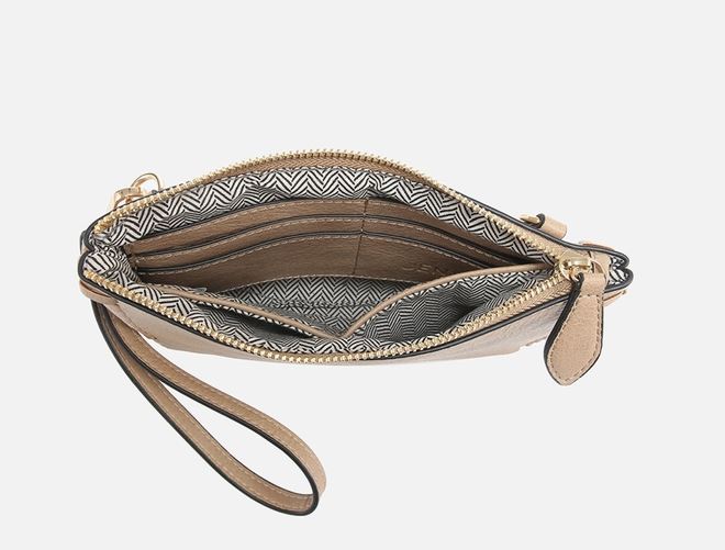 Bonnie Dual Compartment Whipstitch Crossbody