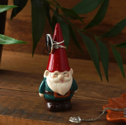 Garden Gnome Ring Holder