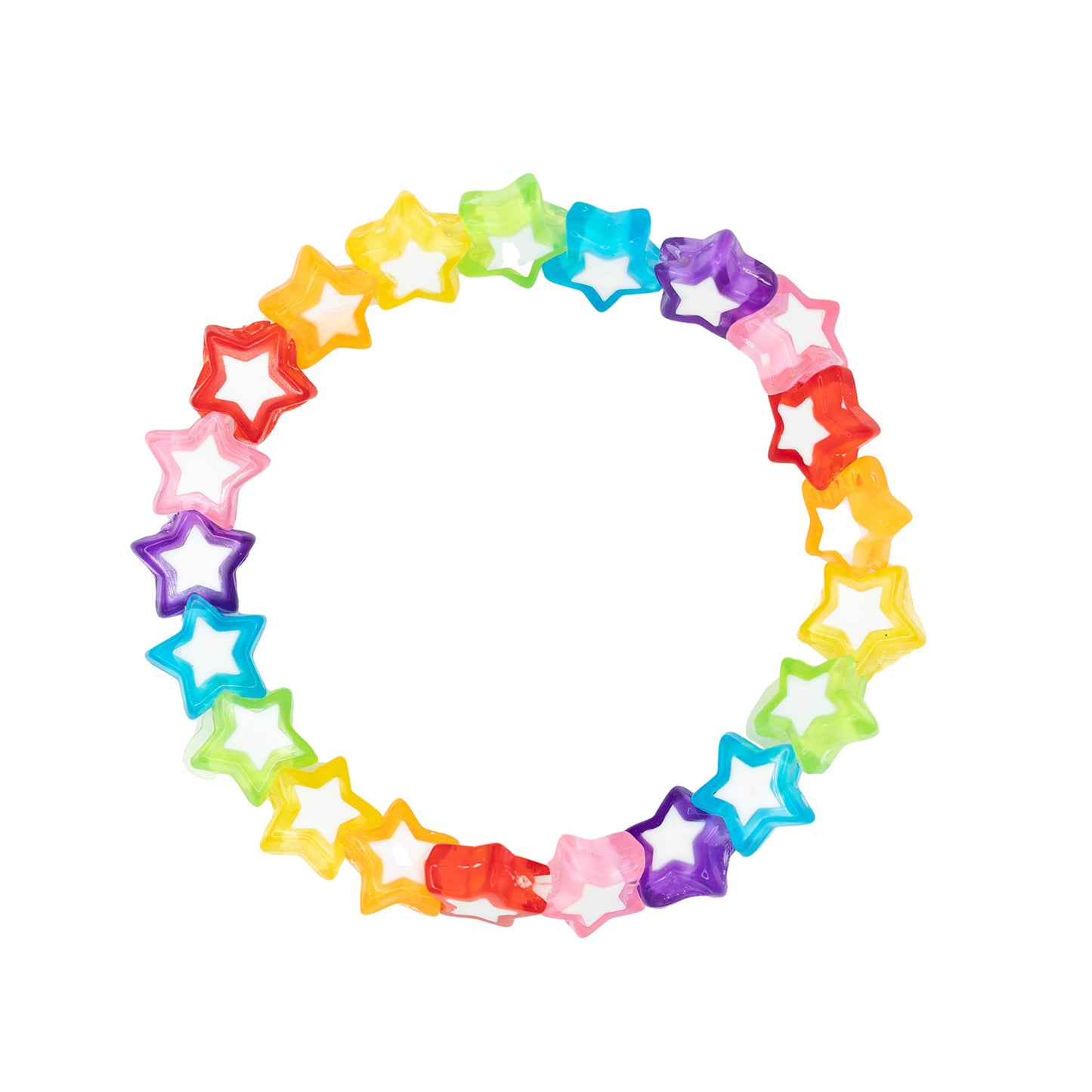Rainbow Star Stretch Bracelet – Kids & Tween Gift Jewelry