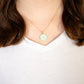 Daisy Medallion Enamel Charm Necklace Children's Jewelry