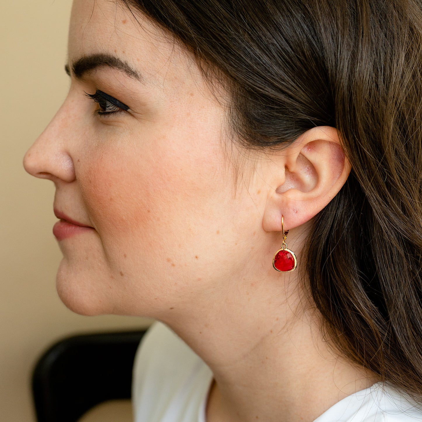 BUNDLE AND SAVE Gemstone Leverback Earrings — Delicate Leverback in Multiple Colors (Buy One, Get One 20% Off)