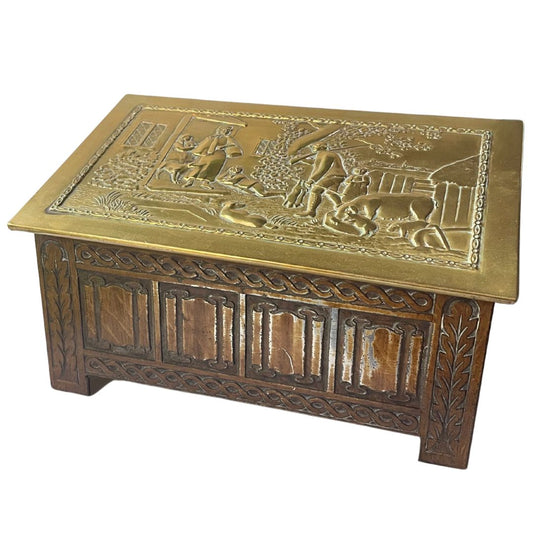 RARE Vintage 1929 Jacob & Co. Biscuit Tin Trinket Box