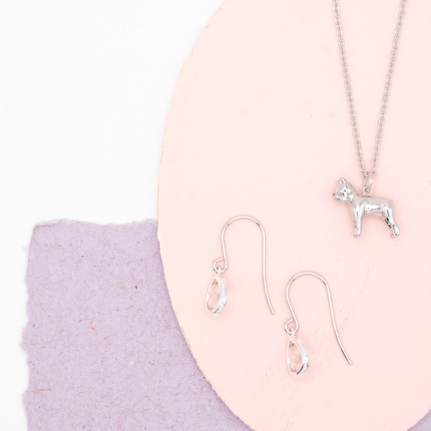 14k Gold or Sterling Silver Boston Terrier Dog Charm Necklace Animal Pet Gift Giving