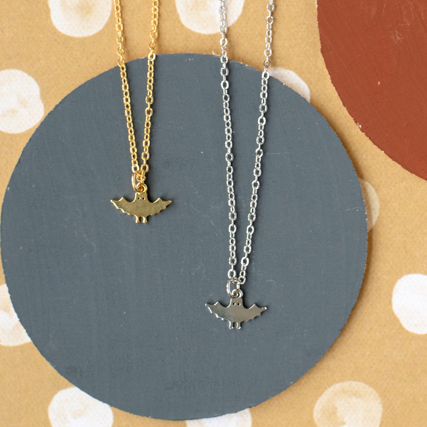 Bat Charm Dainty Necklace