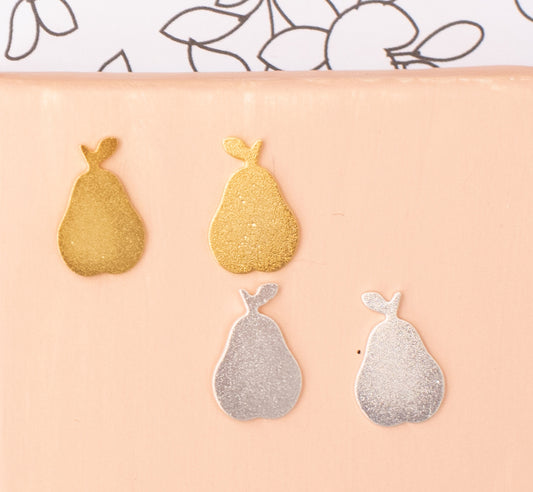 Pear Fruit Post Earrings