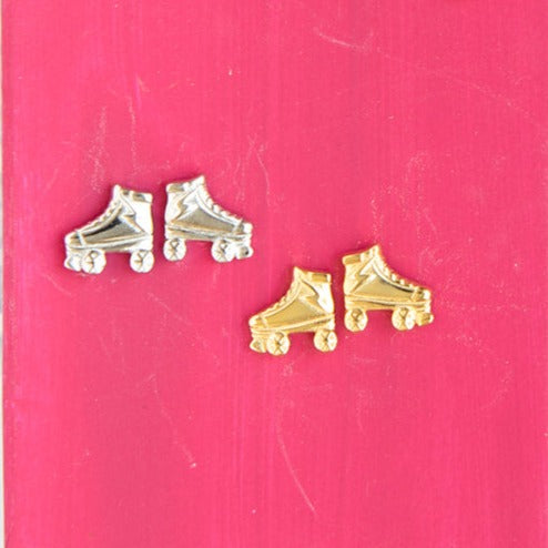 Roller Skate Post Stud Whimsical Earring