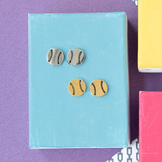 Baseball Sports Stud Post Earring