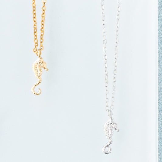 Seahorse Mini Charm Necklace