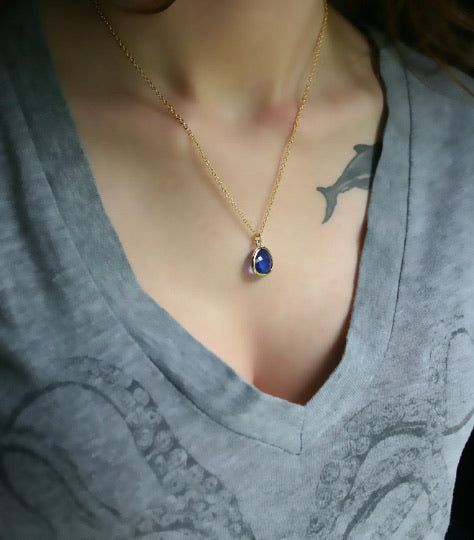 Gemstone Charm Necklace