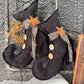 Hanging Halloween Witch Boots – Primitive Witch Boot Decor | Farmhouse & Rustic Halloween Decoration