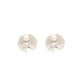 14k Gold or Sterling Silver Clam Shell Post Stud Earring Hypoallergenic