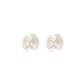 14k Gold or Sterling Silver Clam Shell Post Stud Earring Hypoallergenic