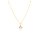 14k Gold Hypoallergenic Gemstone Necklace Rainbow