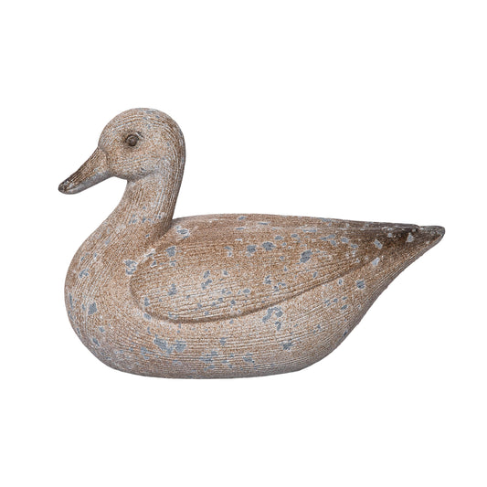 Garden Duck Figurine - Spring Animal Decor in Resin