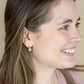 North Star Cubic Zirconia Post Dangle Earring Celestial