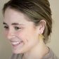 Flower Large Dangle Ball Post Earring Nature Bloom Flowers