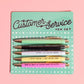 Funny Customer Service Pen Set – 5 Sarcastic Novelty Pens