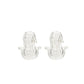 Snowman Stud Earring Hypoallergenic Sterling Silver Gold
