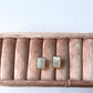 Mother of Pearl Huggie 14k Gold or Sterling Silver Earring