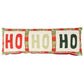 Ho Ho Ho Christmas Quilted Pillow – Festive Holiday Accent