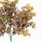 16" Sage & Brown Sweetgum Leaves Bush