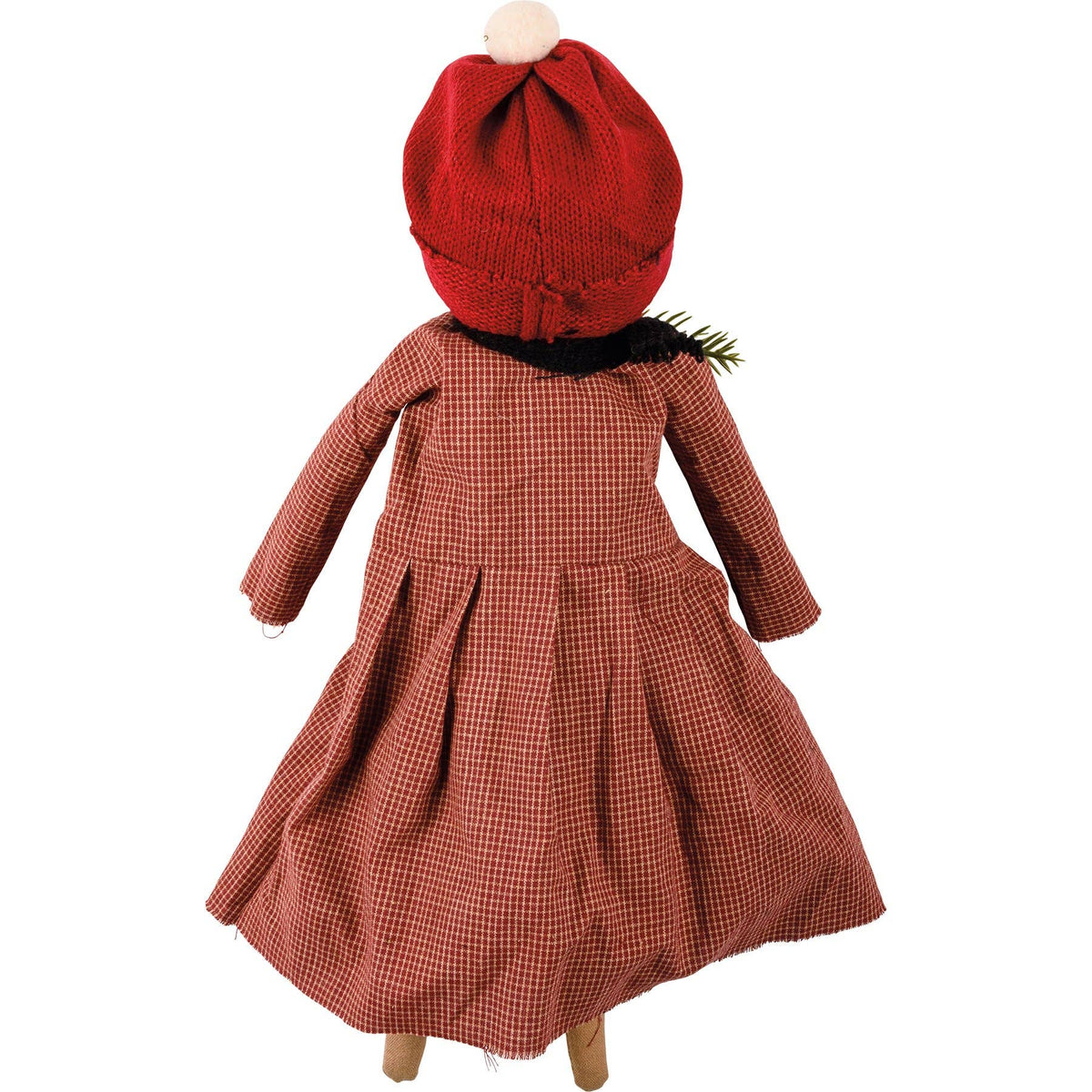 Primitive Snowman Doll Sierra – Rustic Christmas Decor