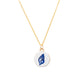 Enamel Conch Shell Charm 14k Gold Necklace Hypoallergenic