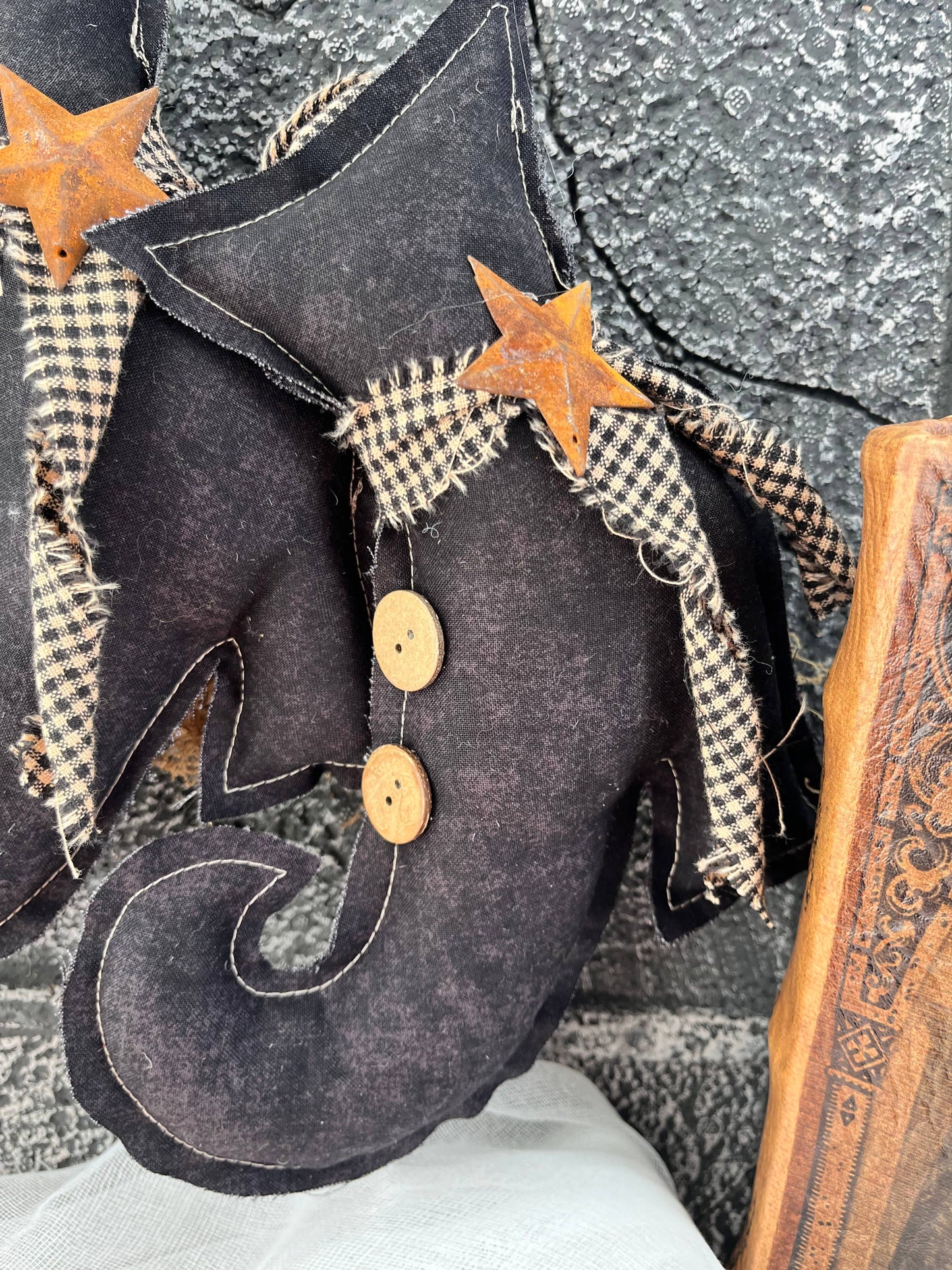 Hanging Halloween Witch Boots – Primitive Witch Boot Decor | Farmhouse & Rustic Halloween Decoration
