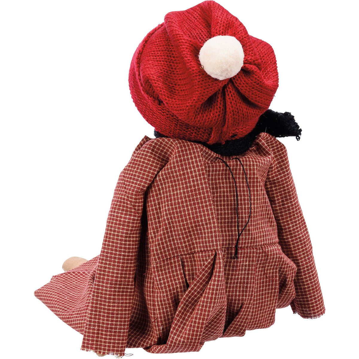 Primitive Snowman Doll Sierra – Rustic Christmas Decor