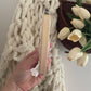 Wall Hanging Vintage Handkerchief Inside Wood Embroidery Hoop