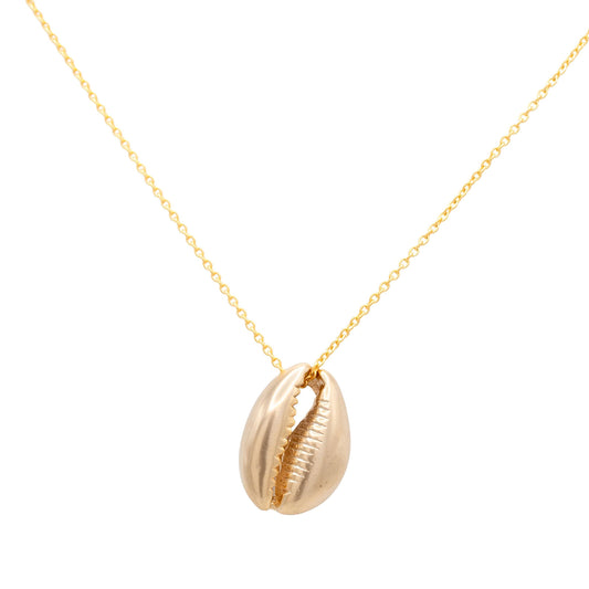 Cowrie Shell Charm Necklace