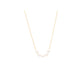 Freshwater Pearl Strand Simple Dainty Gold Necklace