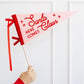 Here Comes Santa Claus Whimsical Felt Christmas Pennant Banner