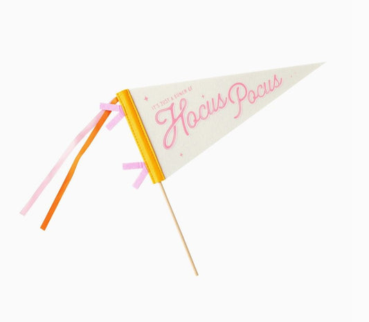 Hocus Pocus Felt Banner Halloween Decor Whimsical Girly Decorations for Halloween