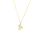 Ice Skate Charm Necklace 14k Gold or Sterling Silver Gift
