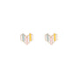 Patchwork Heart Enamel Post Stud Earring Children's Jewelry