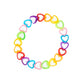 Rainbow Heart Stretch Bracelet – Kids & Tween Gift Jewelry