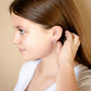 Pink Bow Ribbon Enamel Post Stud Earring Children's Jewelry