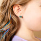 Turtle Heart Reptile Enamel Post Stud Earring Children’s Jewelry