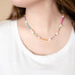Large Freshwater Pearl and Colorful Beaded Necklace
