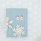 Santa Gingerbread Man Stud Earring Hypoallergenic Sterling