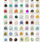 Glass Teardrop Gemstone Post Earrings – 14K Yellow Gold Filled or Sterling Silver with Butterfly Back