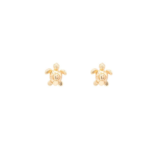 Sea Turtle Post Stud Earring Marine Reptile Ocean Sea Water