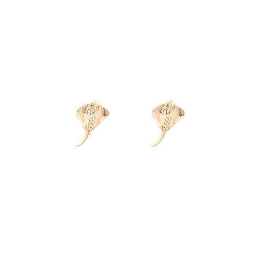 Stingray Post Stud Earring Ocean Sea Fish Water Gift Giving