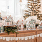 Reindeer Barn Christmas Village Home Decor Putz Inspired
