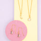 Clam Shell Mini Charm Necklace Beach Ocean Gift Giving