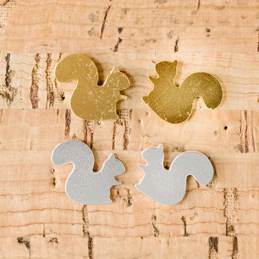 Squirrel Post Stud Earring